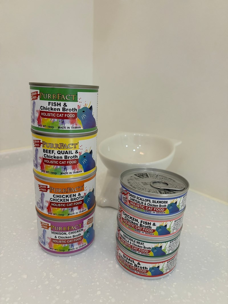 女人知己試用大隊,口碑行銷,部落客行銷,PURRFACT 波菲特貓用主食罐,主食罐,PURRFACT波菲特,貓主食罐,貓罐,PURRFACT波菲特貓用主食罐,魚肉蔓越莓主食罐,鮮嫩雞主食罐,鹿肉雞肉主食罐,牛肉鵪鶉貓主食罐,干貝蠶蛹配方,鱷魚肉白木耳配方,雞肉魚肉配方,安心鶉配方,評價,體驗,適口性佳,心得,成貓適用,高齡貓適用,質地是慕絲狀